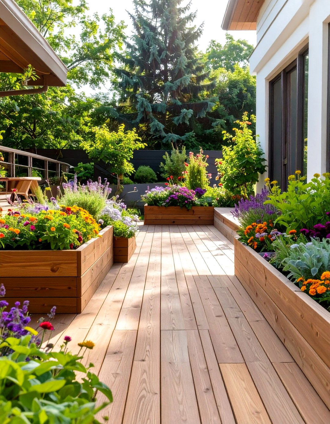 30 Creative Wood Deck Ideas for Your Outdoor Oasis - We Love Home Blog