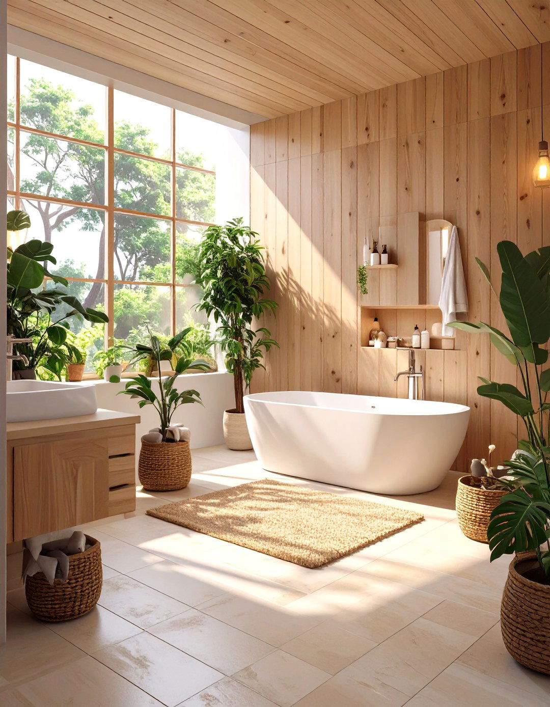 Wood Effect Bathroom Wall Panels - 30 bathroom wall panels ideas