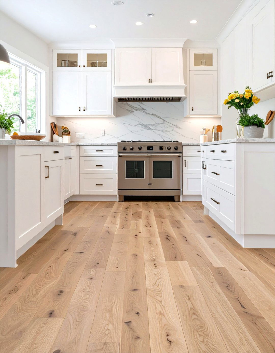 Wood Look Luxury Vinyl Plank Flooring - 30 vinyl kitchen flooring ideas