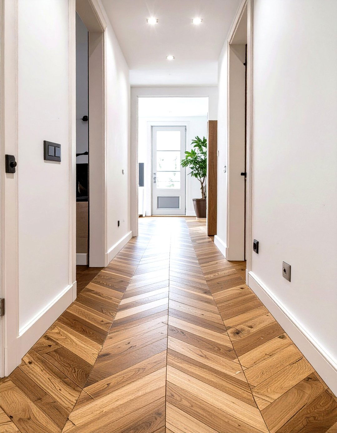 Wood Look Porcelain Tile Floor - 30 small entryway tile floor ideas