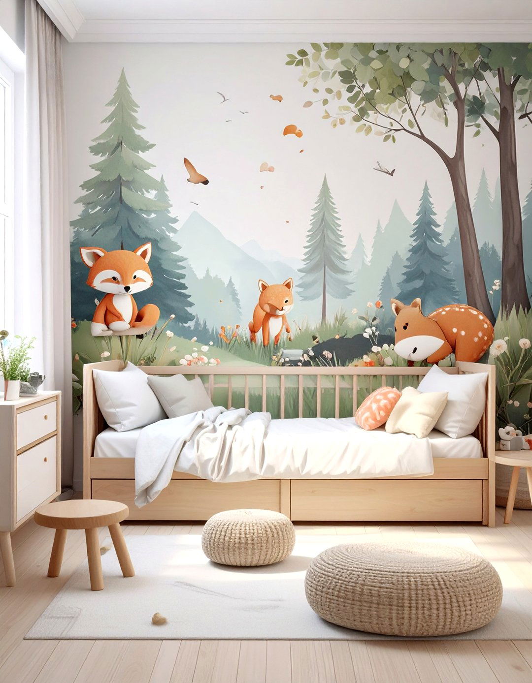 Woodland Creatures Retreat - 30 toddler boy bedroom ideas