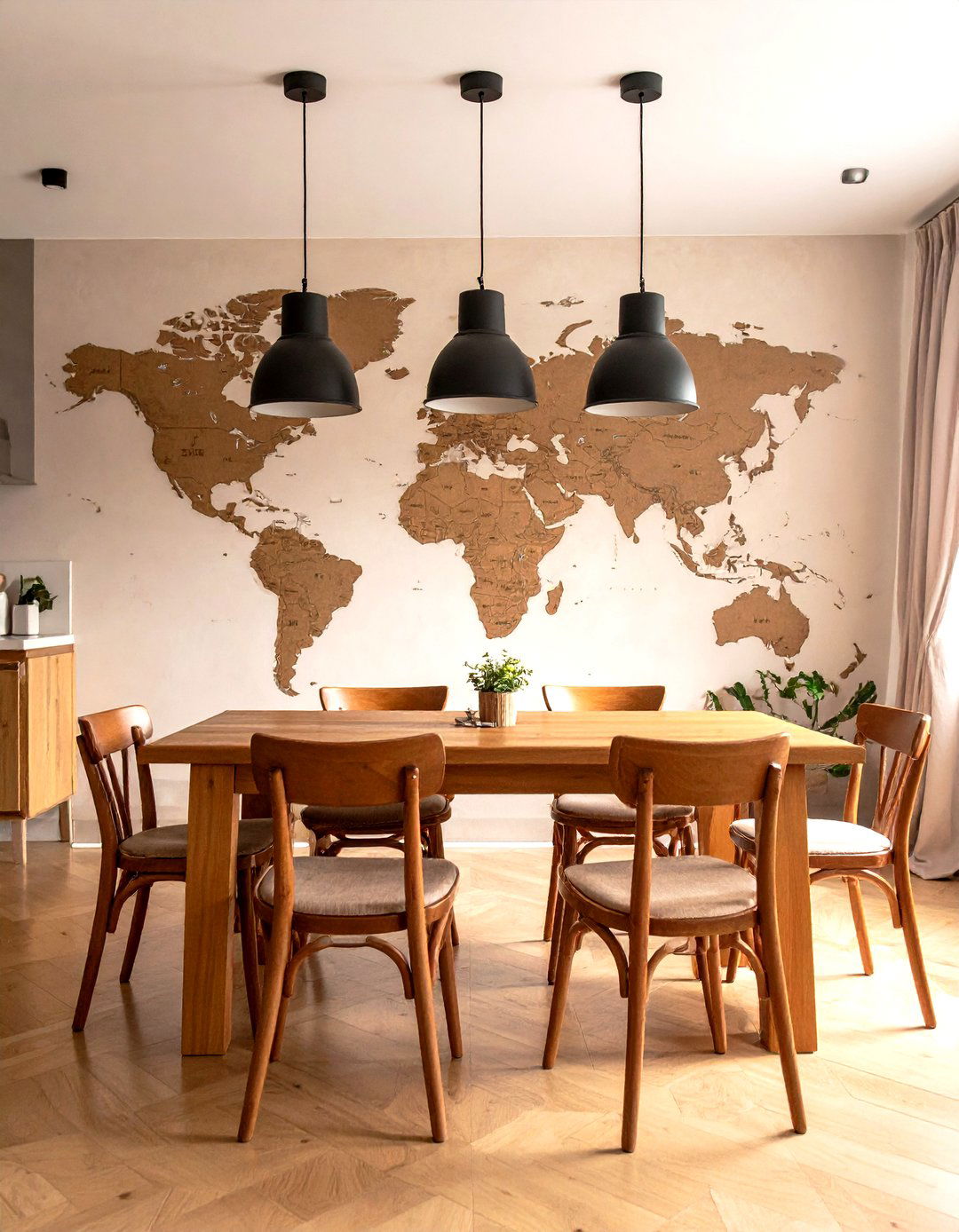 World Map Kitchen Wallpaper - 30 kitchen wallpaper ideas