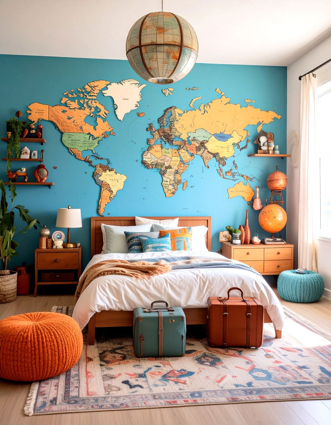 World Travelers Bedroom - 30 little girls bedroom ideas