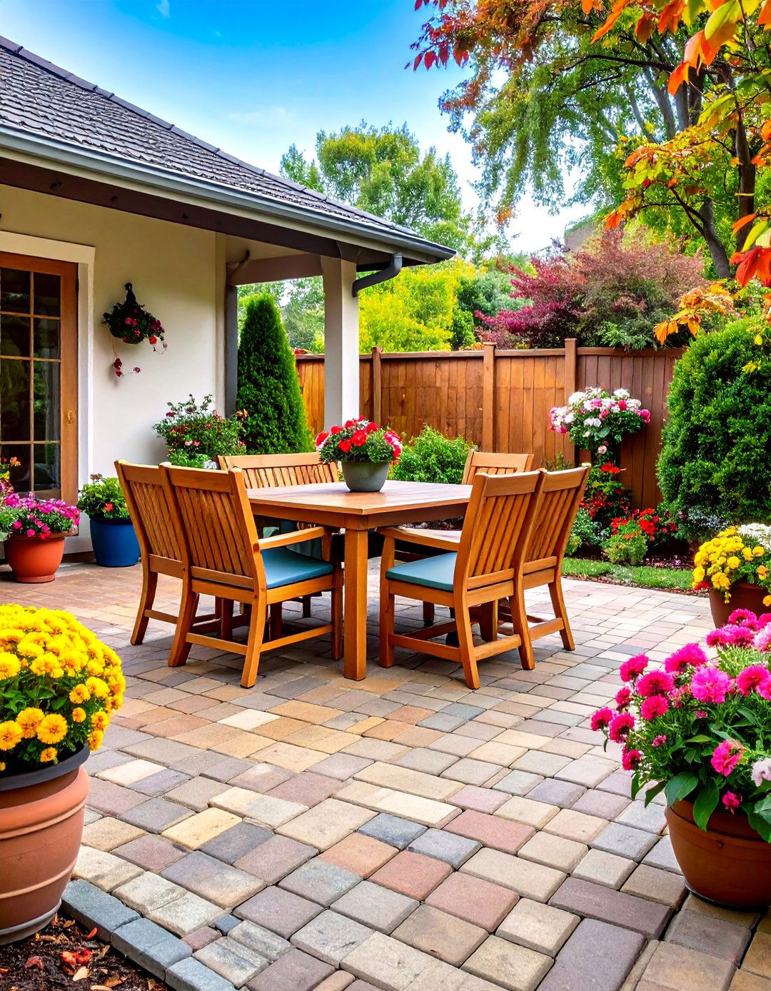 Woven Basket Weave Paver Pattern - 30 diy cheap patio paver ideas