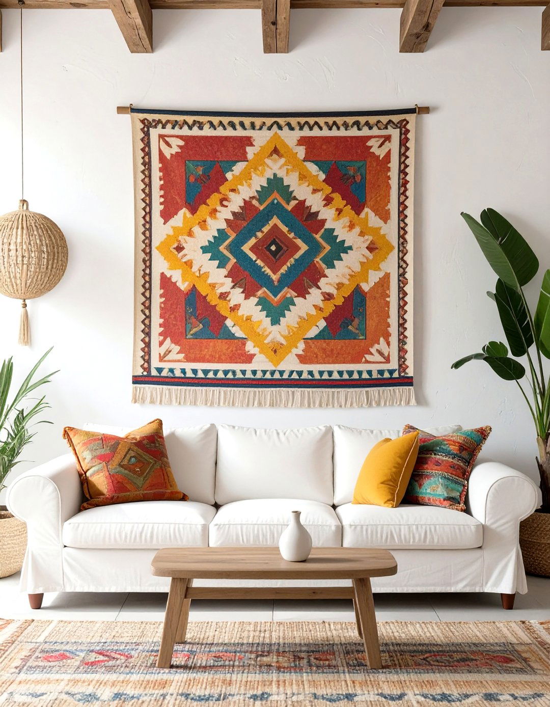 Woven Textiles and Tapestries - 30 spanish interior design ideas