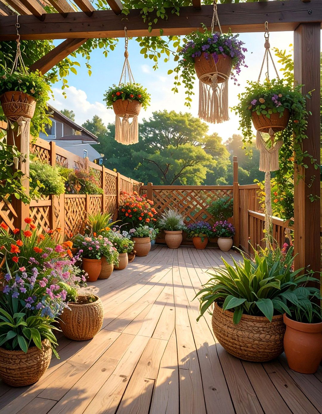 30 Private Deck Fence Ideas for a Secluded Backyard - We Love Home Blog