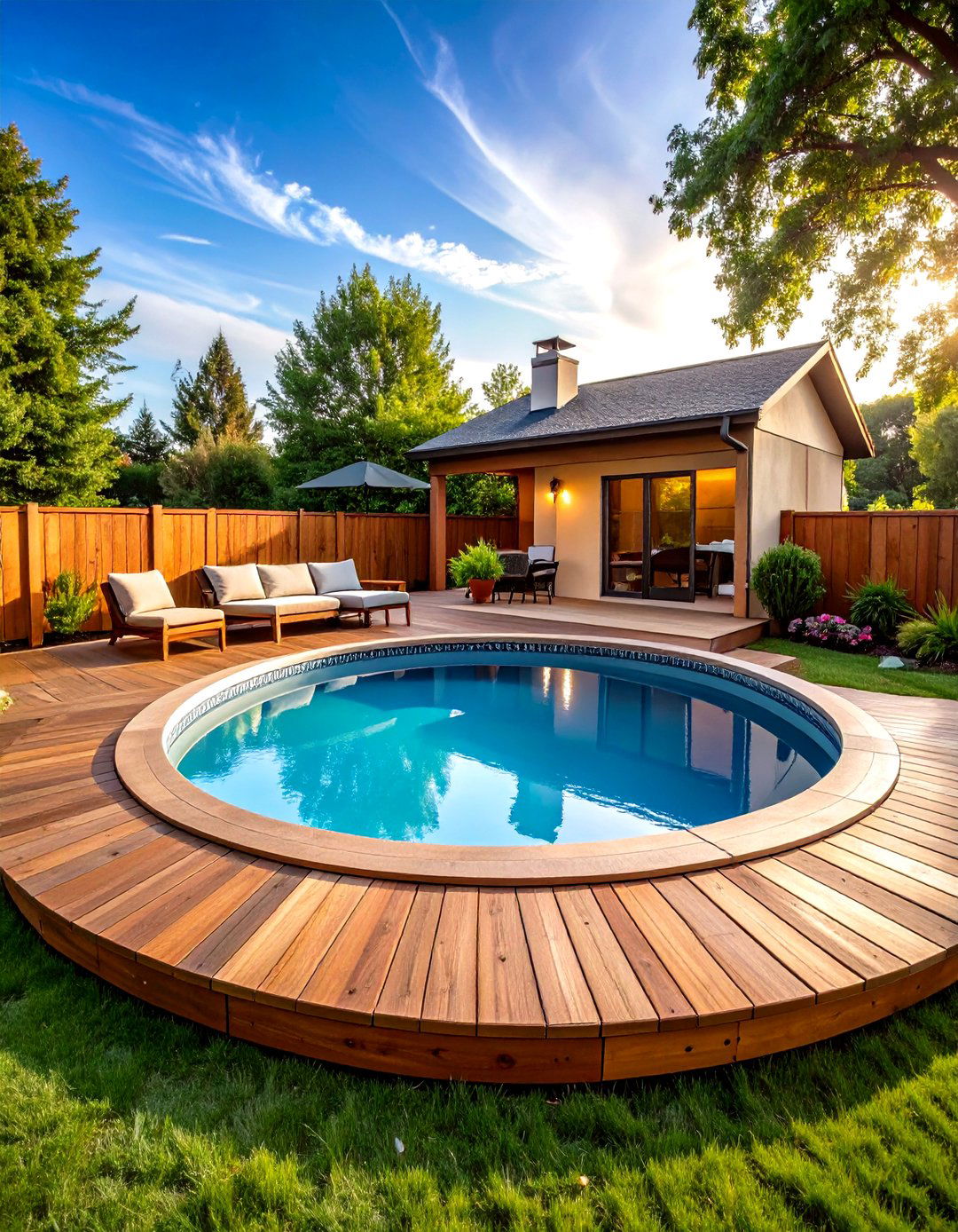 30 Pool Deck Ideas for Above Ground Pools and Decks - We Love Home Blog