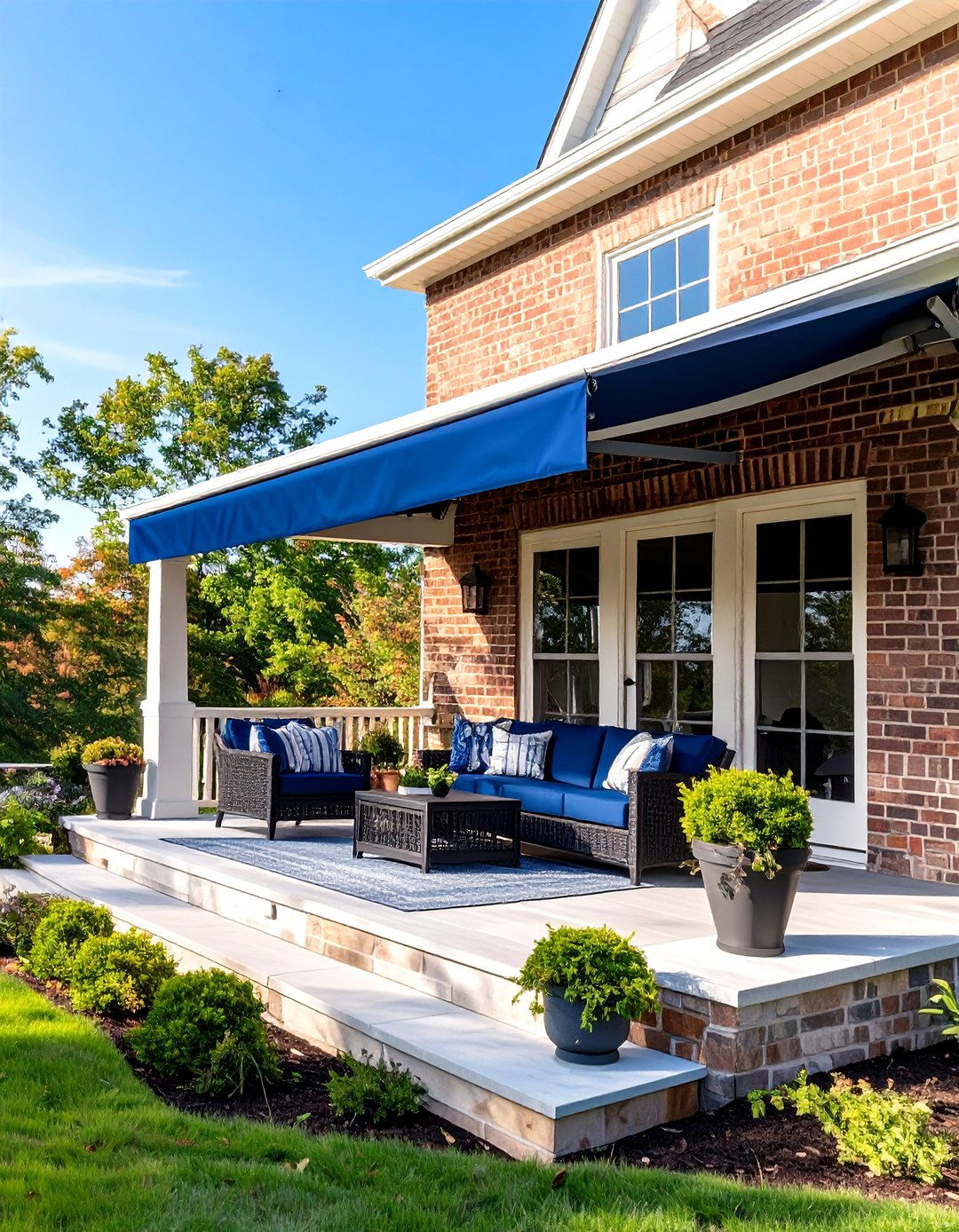 Wrap Around Porch with Privacy Screens - 30 wrap around porch ideas