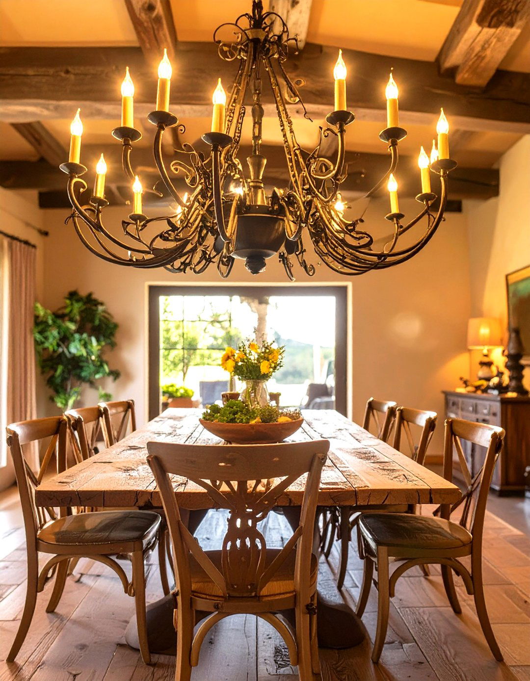 Wrought Iron Accents - 30 tuscan interior design ideas