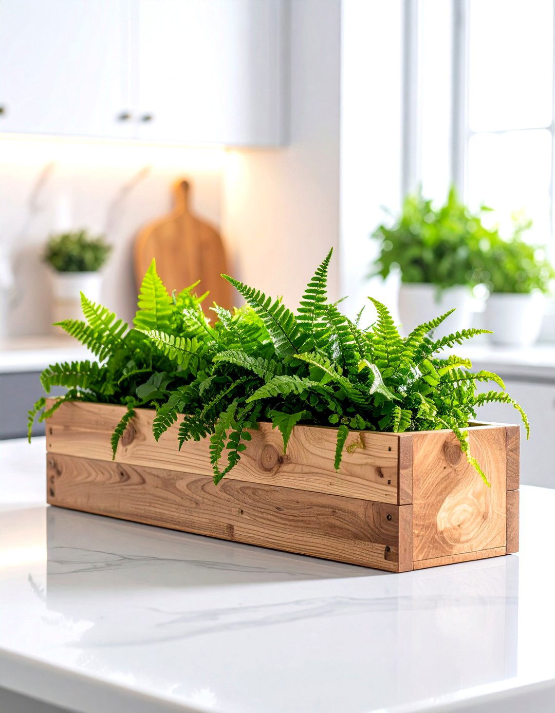 Year Round Greenery Centerpiece - 30 kitchen table centerpiece ideas