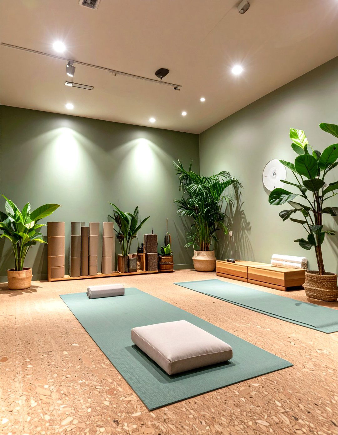 Yoga and Meditation Sanctuary Basement Gym - 30 basement gym ideas