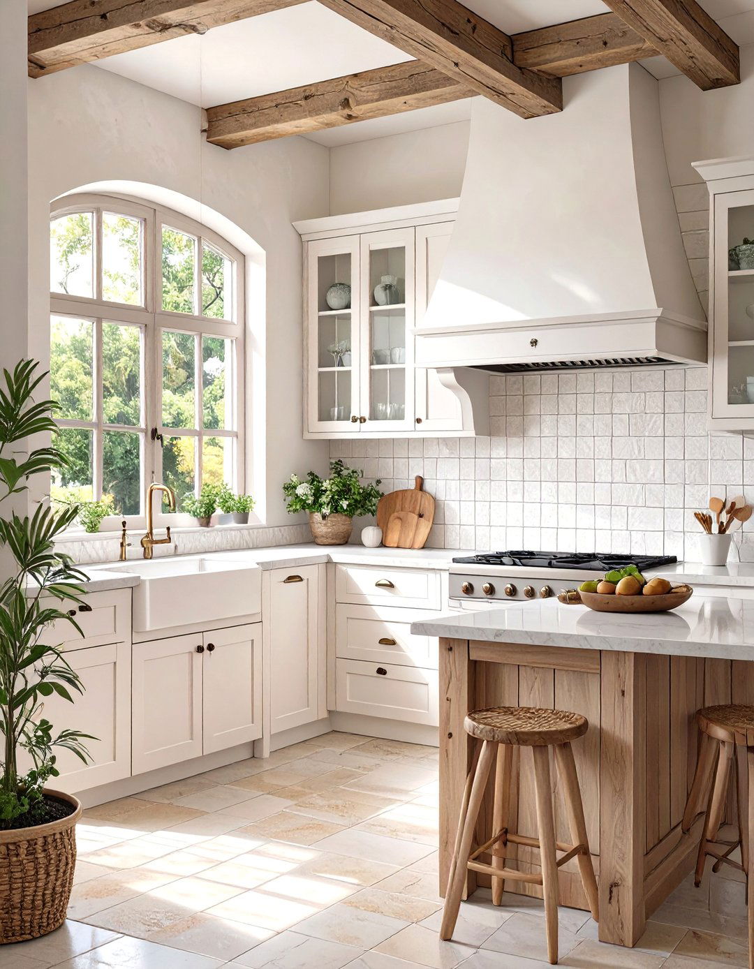 30 Backsplash Ideas for White Cabinets and Quartz Countertops