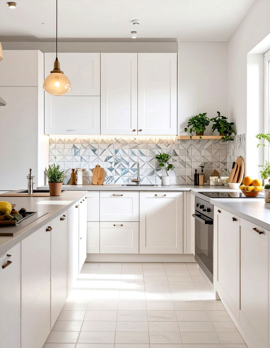 Zellige Tile Backsplashes for Small Kitchens - 30 small kitchen trends 2025