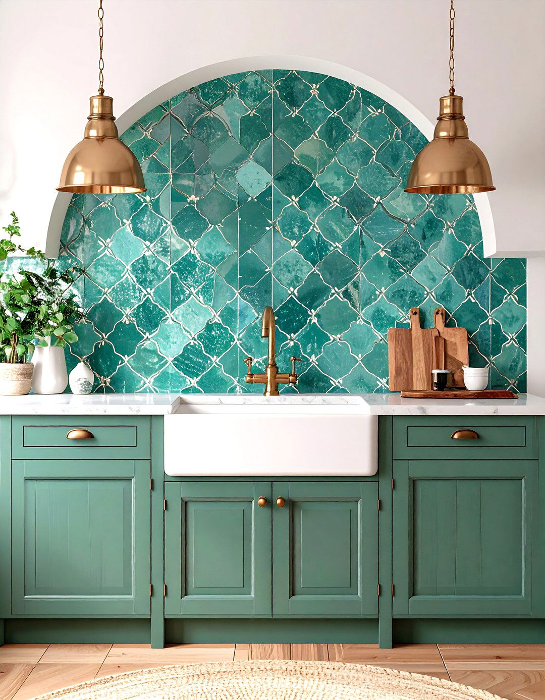 Zellige Tile Kitchen Wall - 30 kitchen wall ideas