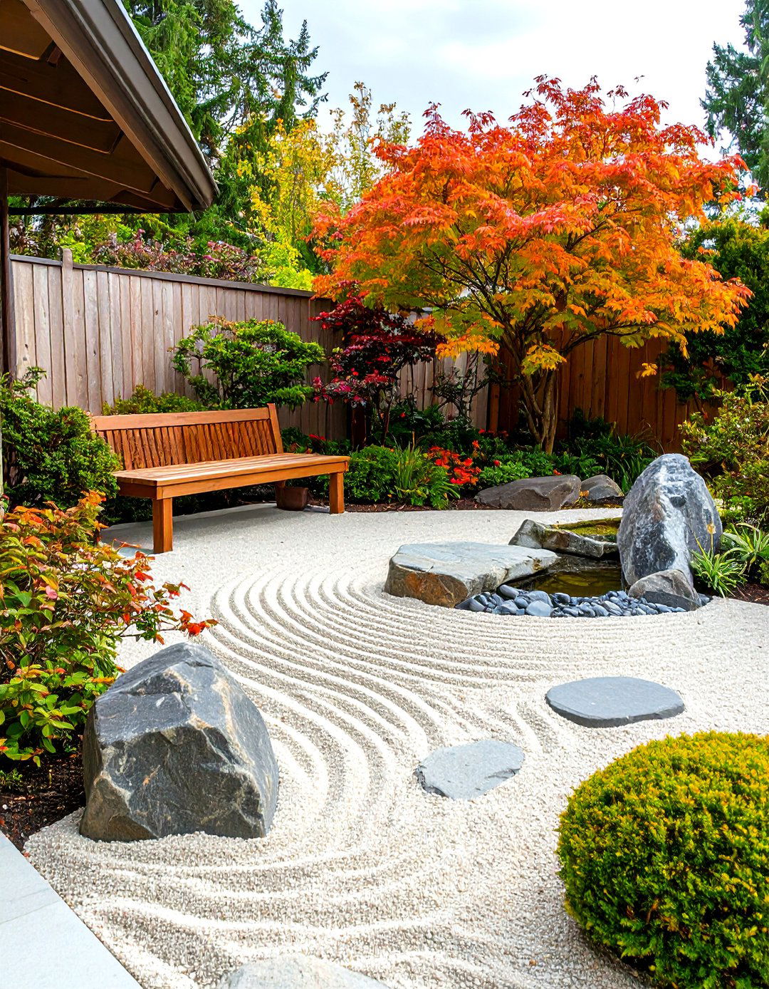 Zen Garden Rock Patio - 30 inexpensive patio ideas