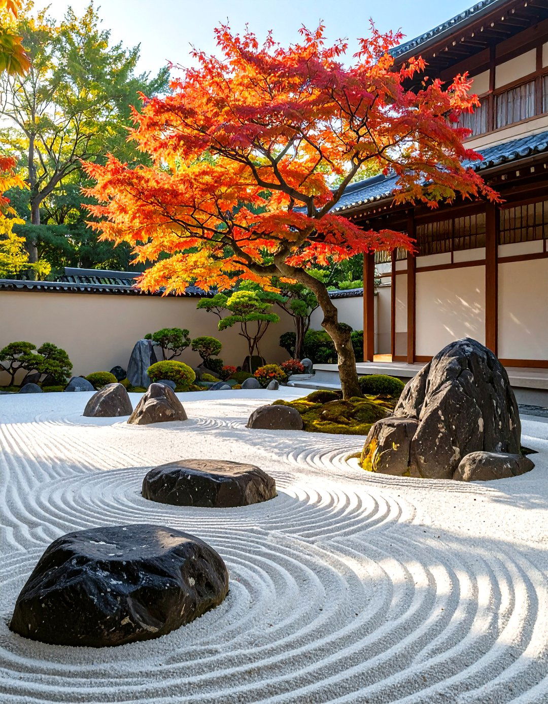 Zen Garden with Sand and Rocks - 30 side yard landscaping ideas
