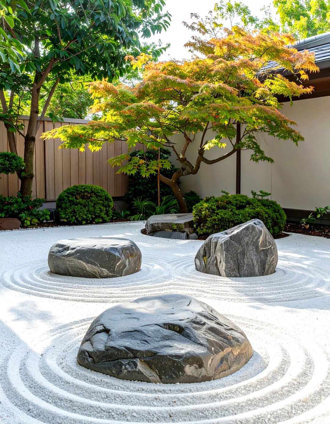 Zen Garden with Sand and Rocks - 30 small backyard garden ideas