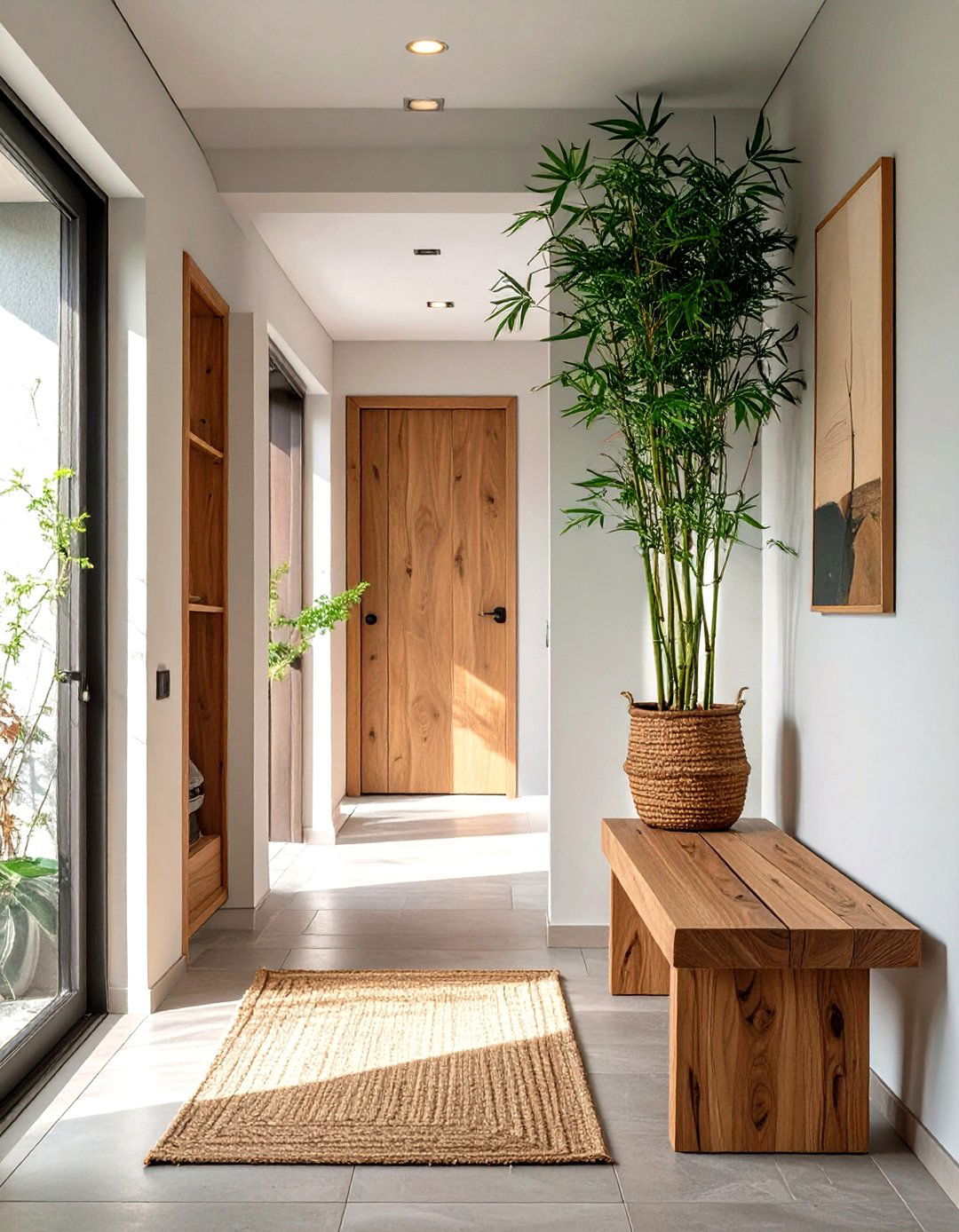 Zen Inspired Entryway - 30 interior design for a minimalist home ideas