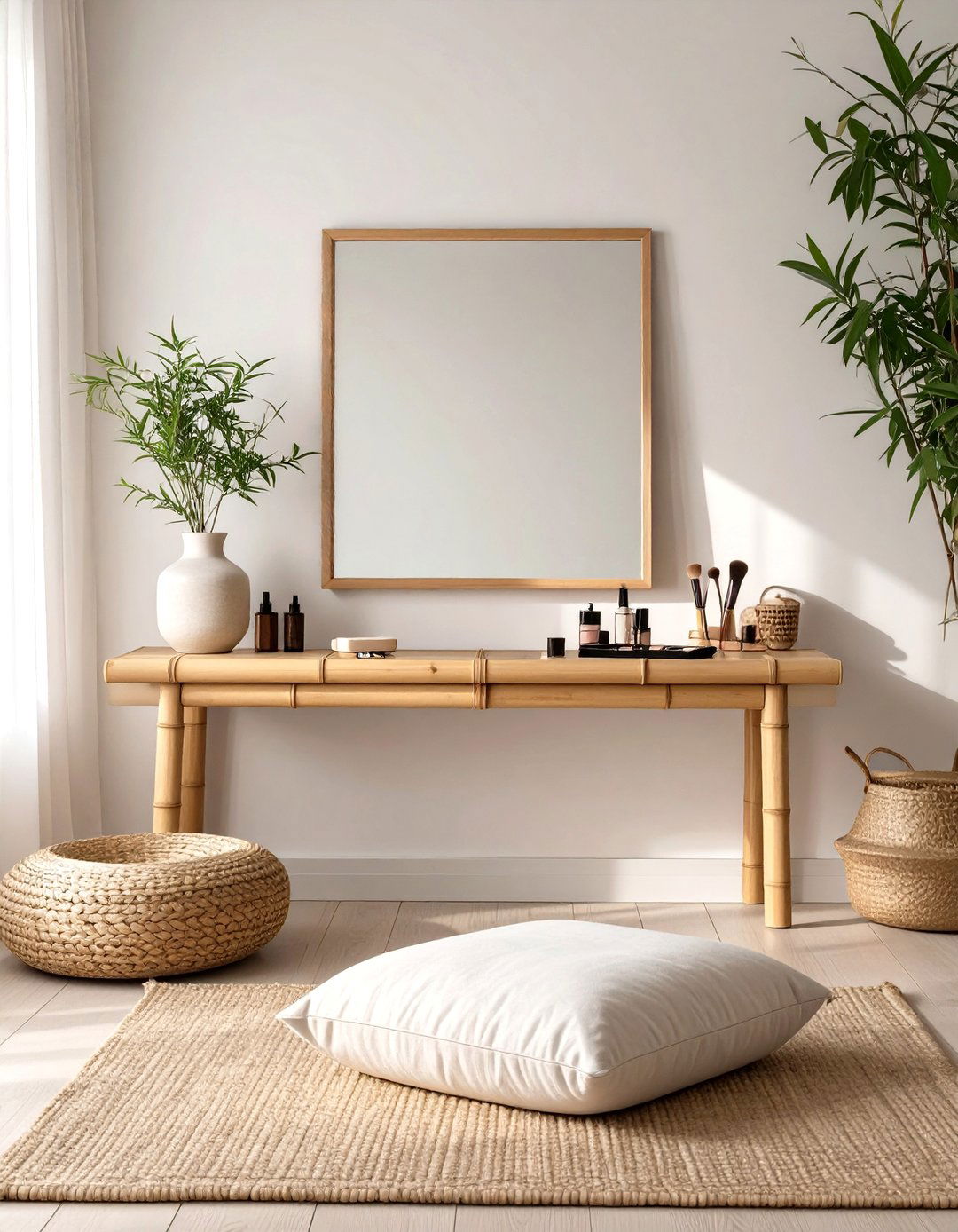 Zen Minimalist Makeup Vanity - 30 makeup vanity ideas