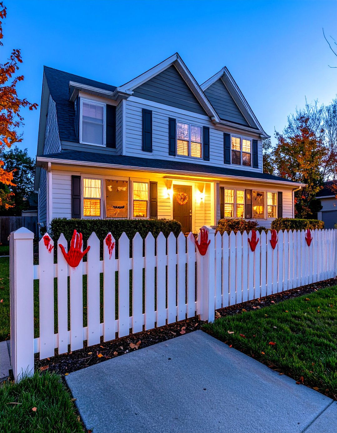 Zombie Apocalypse Barricade - 30 halloween decorations outdoor ideas