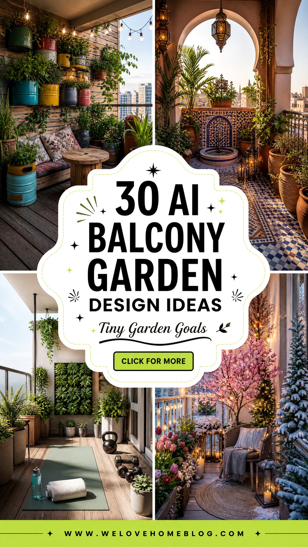30 AI Balcony Garden Design Ideas for Small Spaces - 30 AI Balcony Garden Design Ideas for Small Spaces