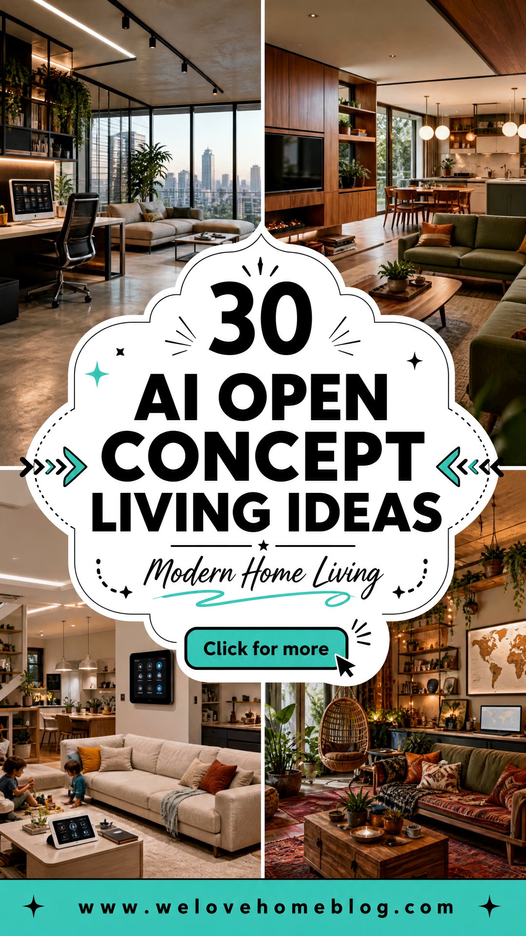 30 AI Open Concept Living Ideas for Modern Homes - 30 AI Open Concept Living Ideas for Modern Homes