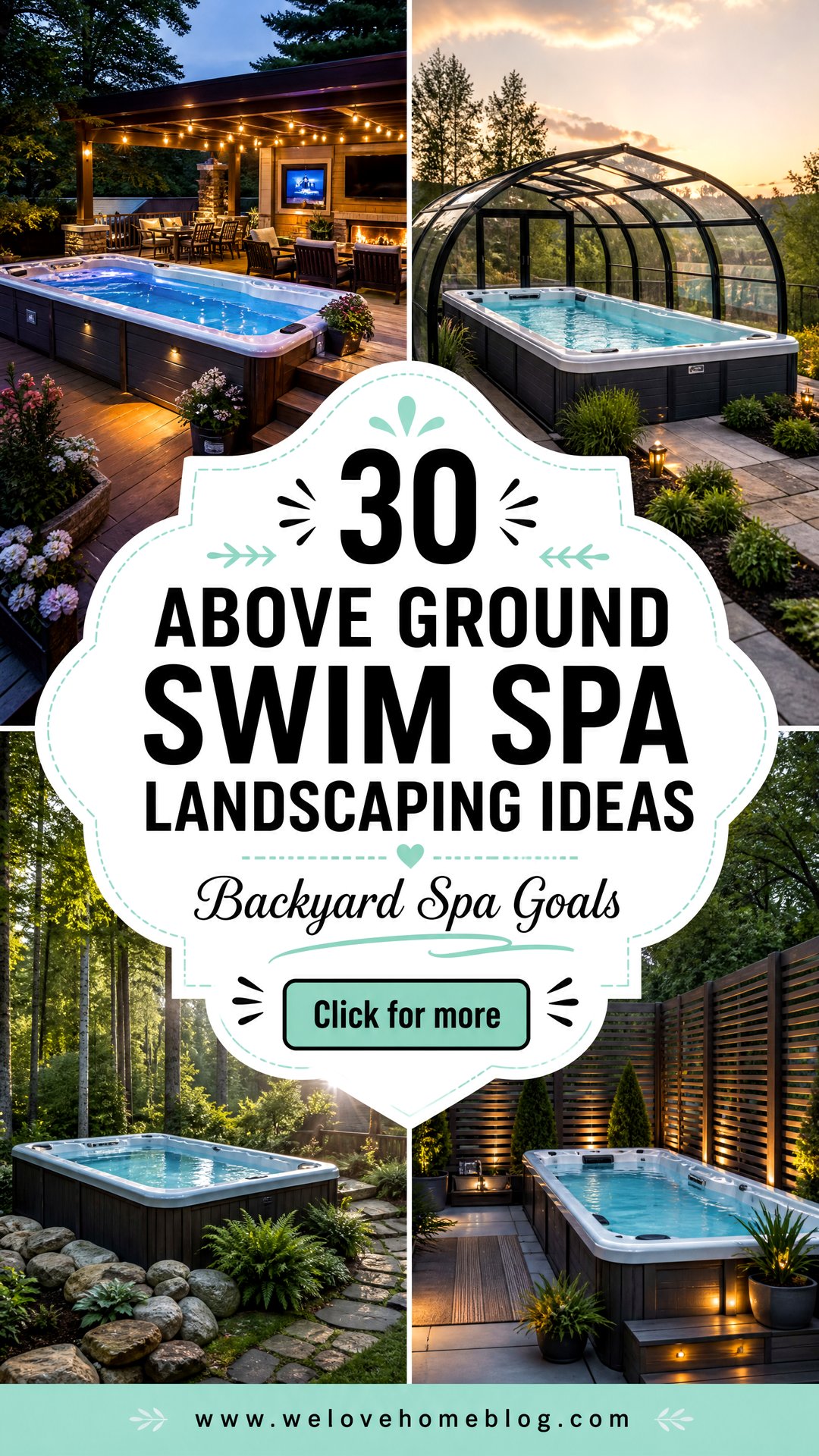 30 Above Ground Swim Spa Landscaping Ideas for You - 30 Above Ground Swim Spa Landscaping Ideas for You