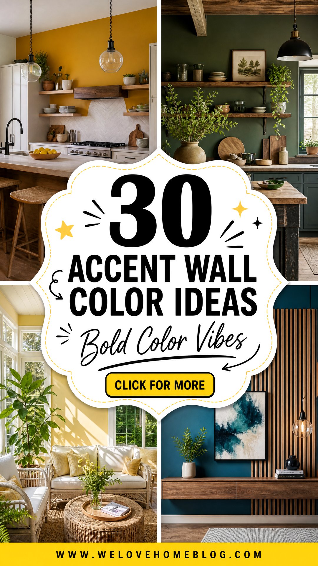 30 Accent Wall Color Ideas for a Stylish Interior - 30 Accent Wall Color Ideas for a Stylish Interior