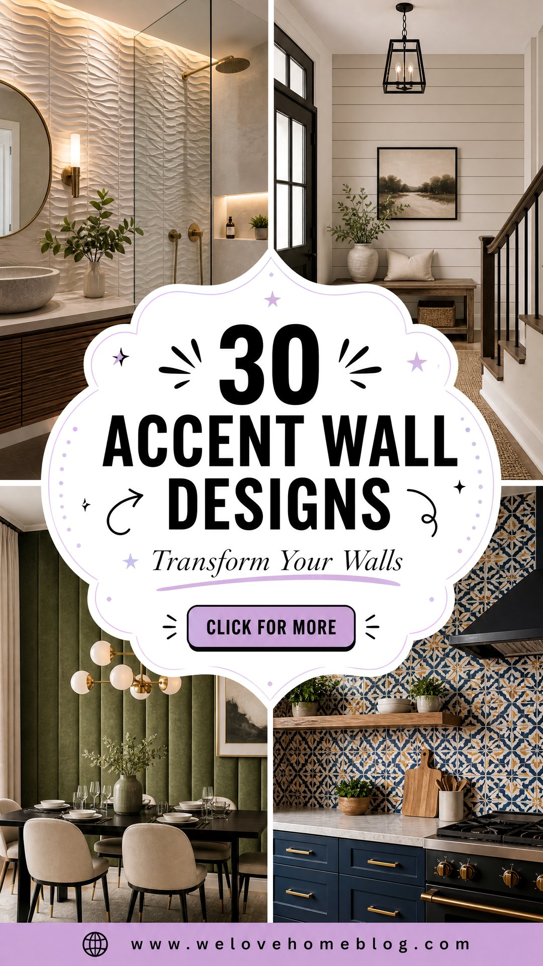30 Accent Wall Designs to Transform Your Interiors - 30 Accent Wall Designs to Transform Your Interiors