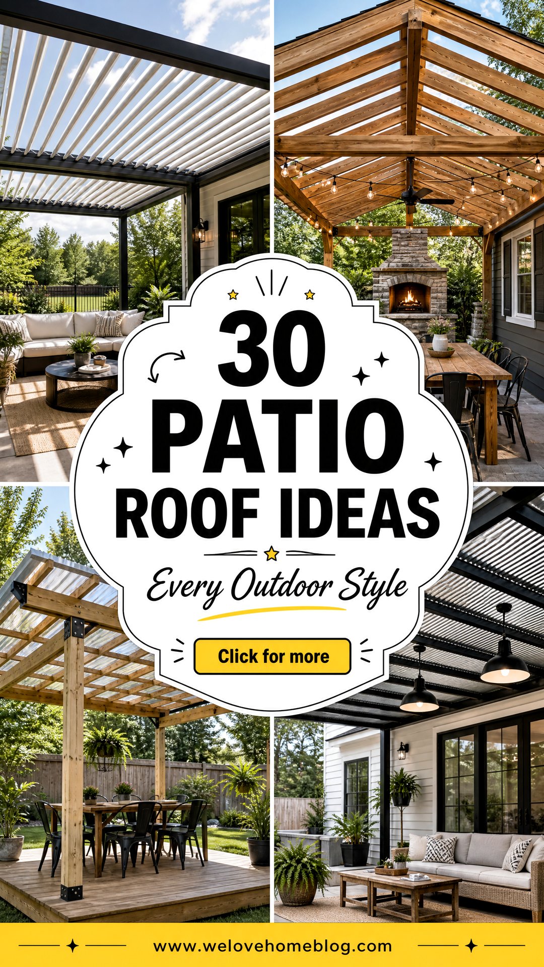 30 Amazing Patio Roof Ideas for Every Outdoor Style - 30 Amazing Patio Roof Ideas for Every Outdoor Style