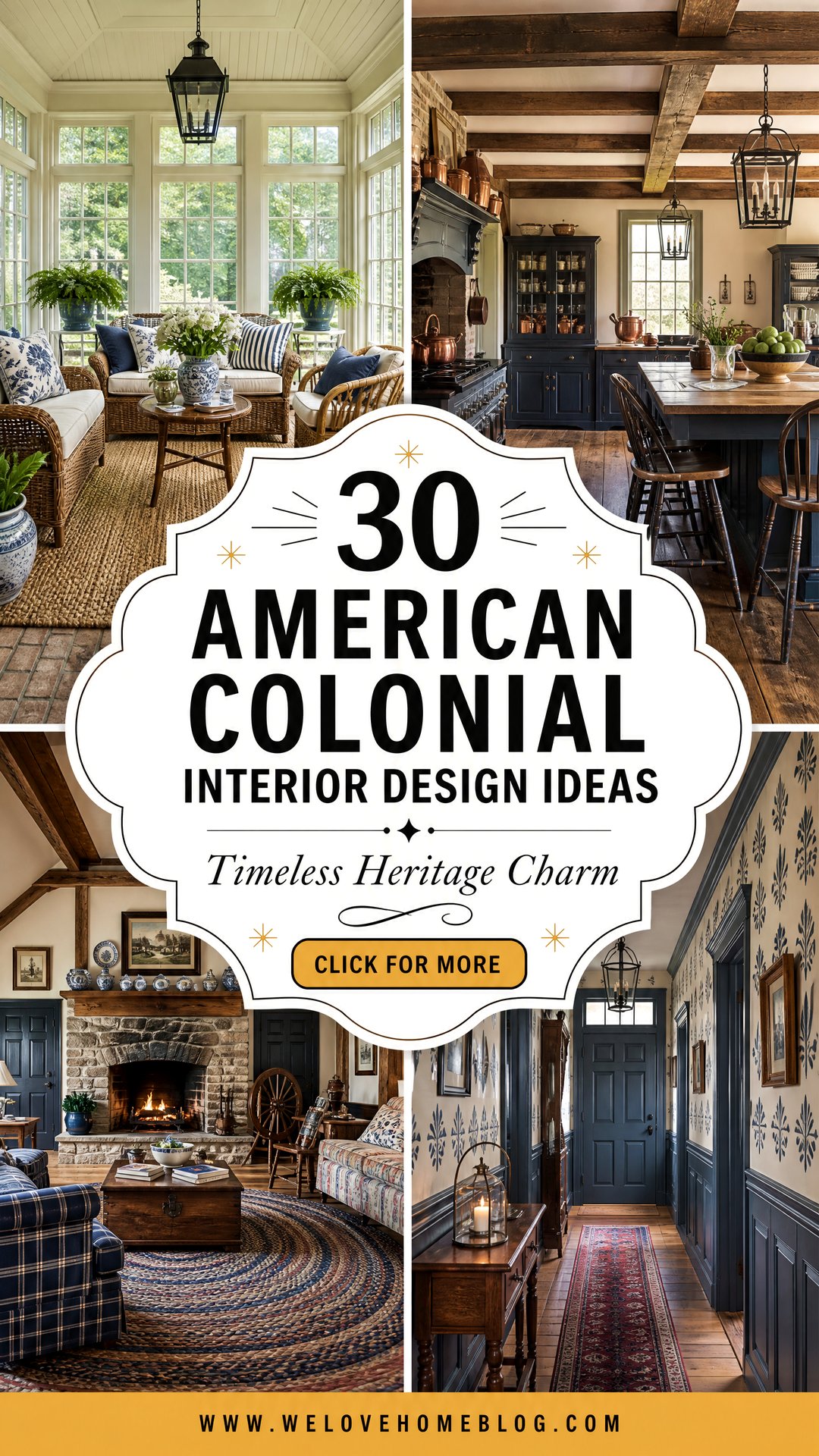 30 American Colonial Interior Design Ideas to Use - 30 American Colonial Interior Design Ideas to Use
