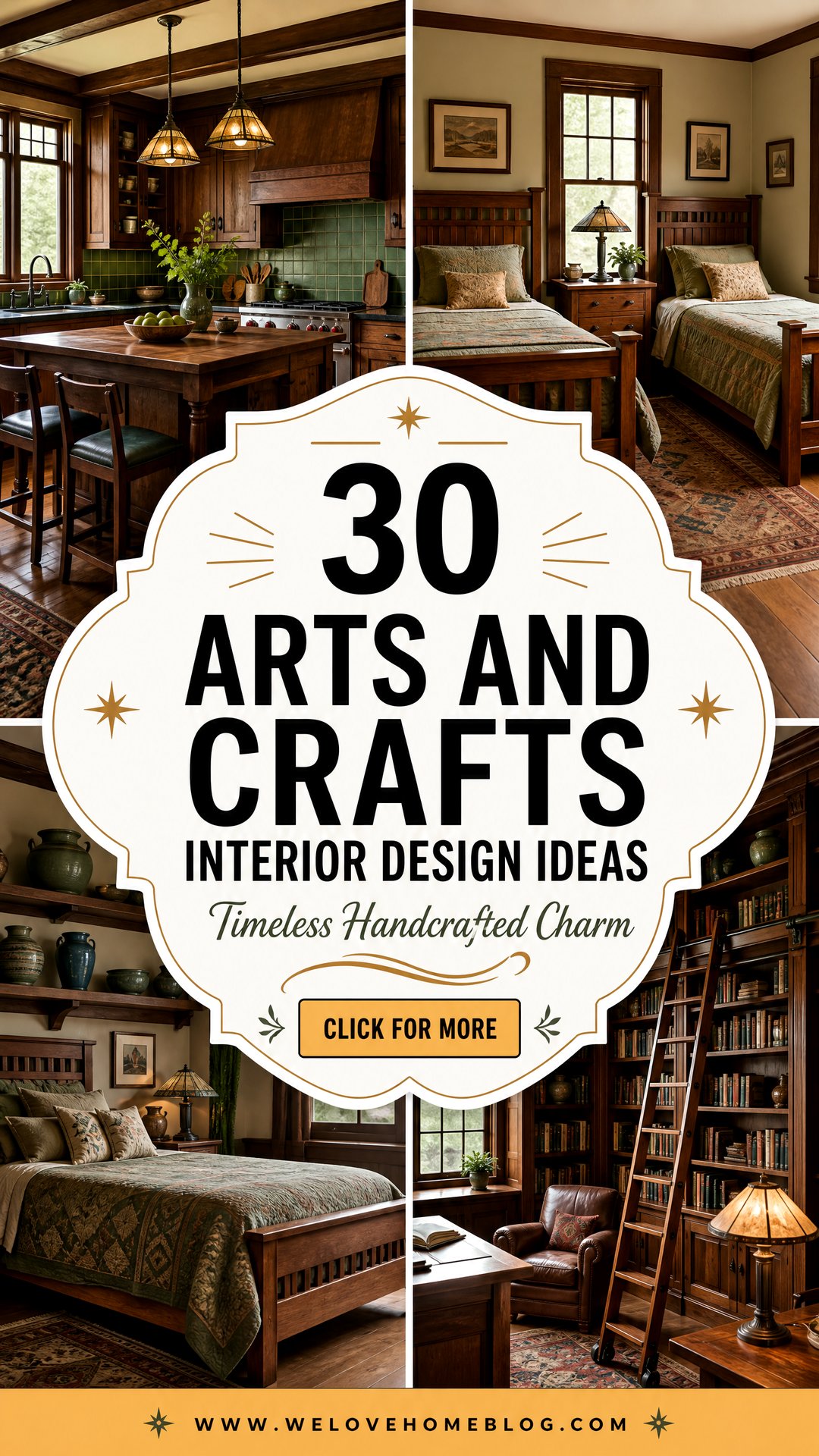 30 Arts and Crafts Interior Design Ideas to Use - 30 Arts and Crafts Interior Design Ideas to Use