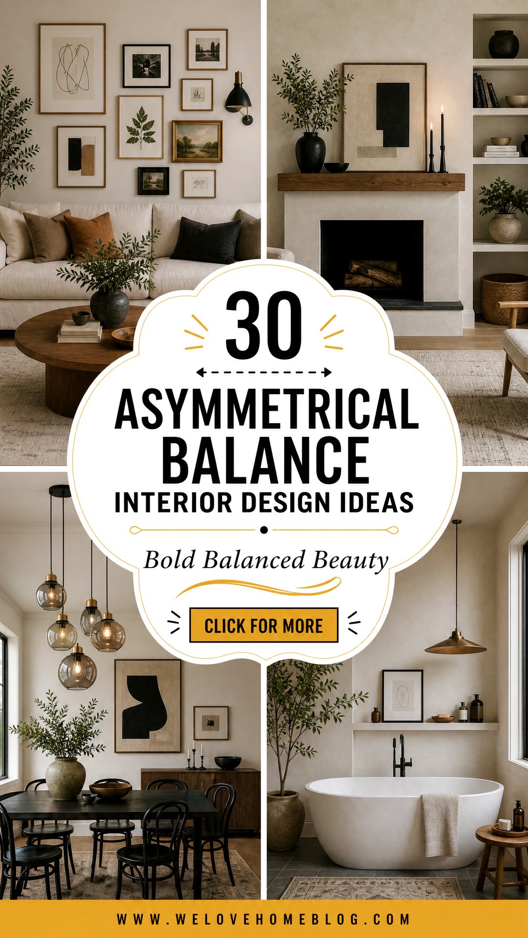 30 Asymmetrical Balance in Interior Design Ideas - 30 Asymmetrical Balance in Interior Design Ideas