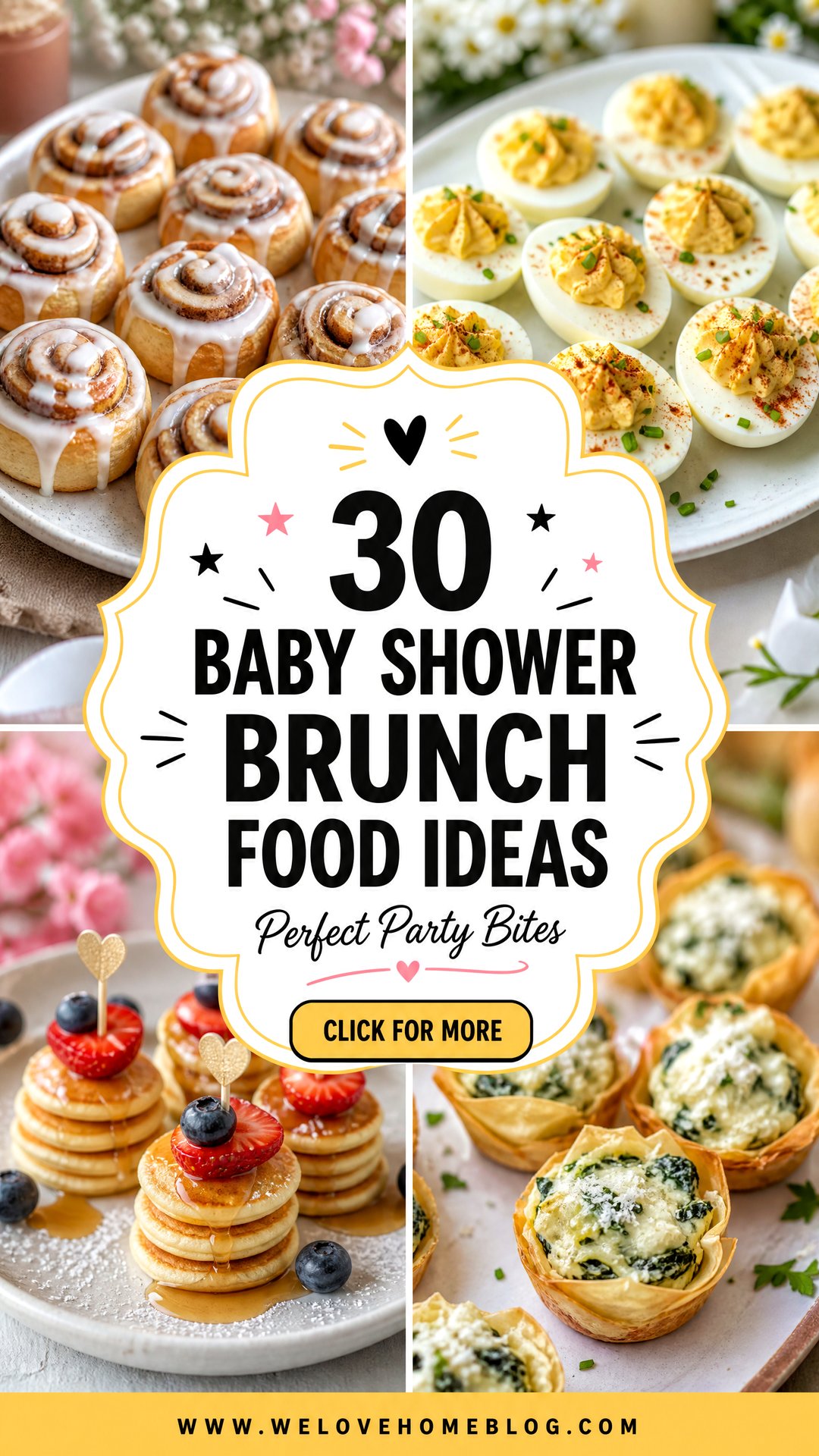 30 Baby Shower Brunch Food Ideas for a Perfect Party - 30 Baby Shower Brunch Food Ideas for a Perfect Party