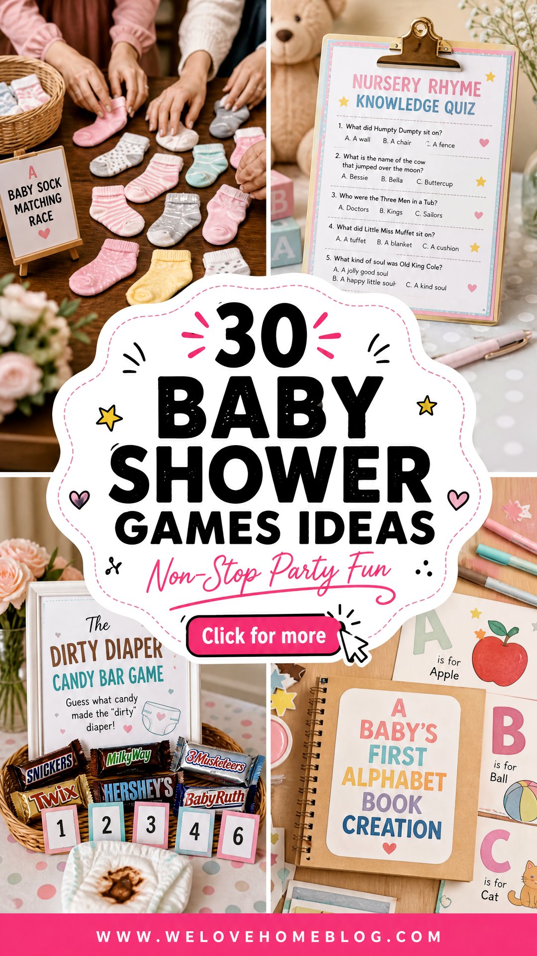 30 Baby Shower Games Ideas for Non-Stop Party Fun - 30 Baby Shower Games Ideas for Non-Stop Party Fun