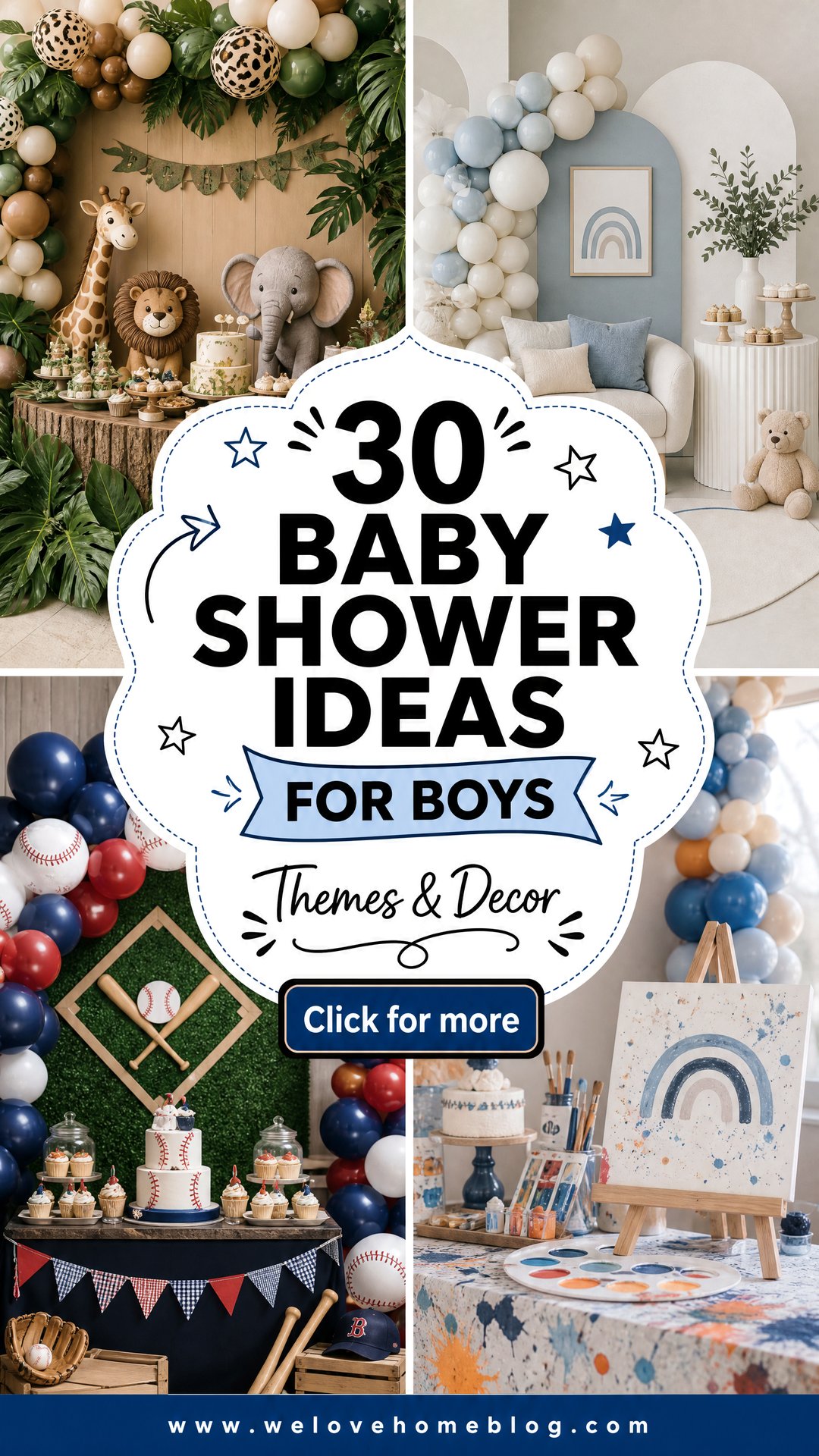 30 Baby Shower Ideas for Boys Themes and Decorations - 30 Baby Shower Ideas for Boys: Themes and Decorations