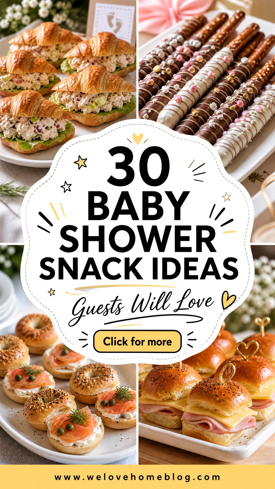 30 Baby Shower Snack Ideas Your Guests Will Love - 30 Baby Shower Snack Ideas Your Guests Will Love