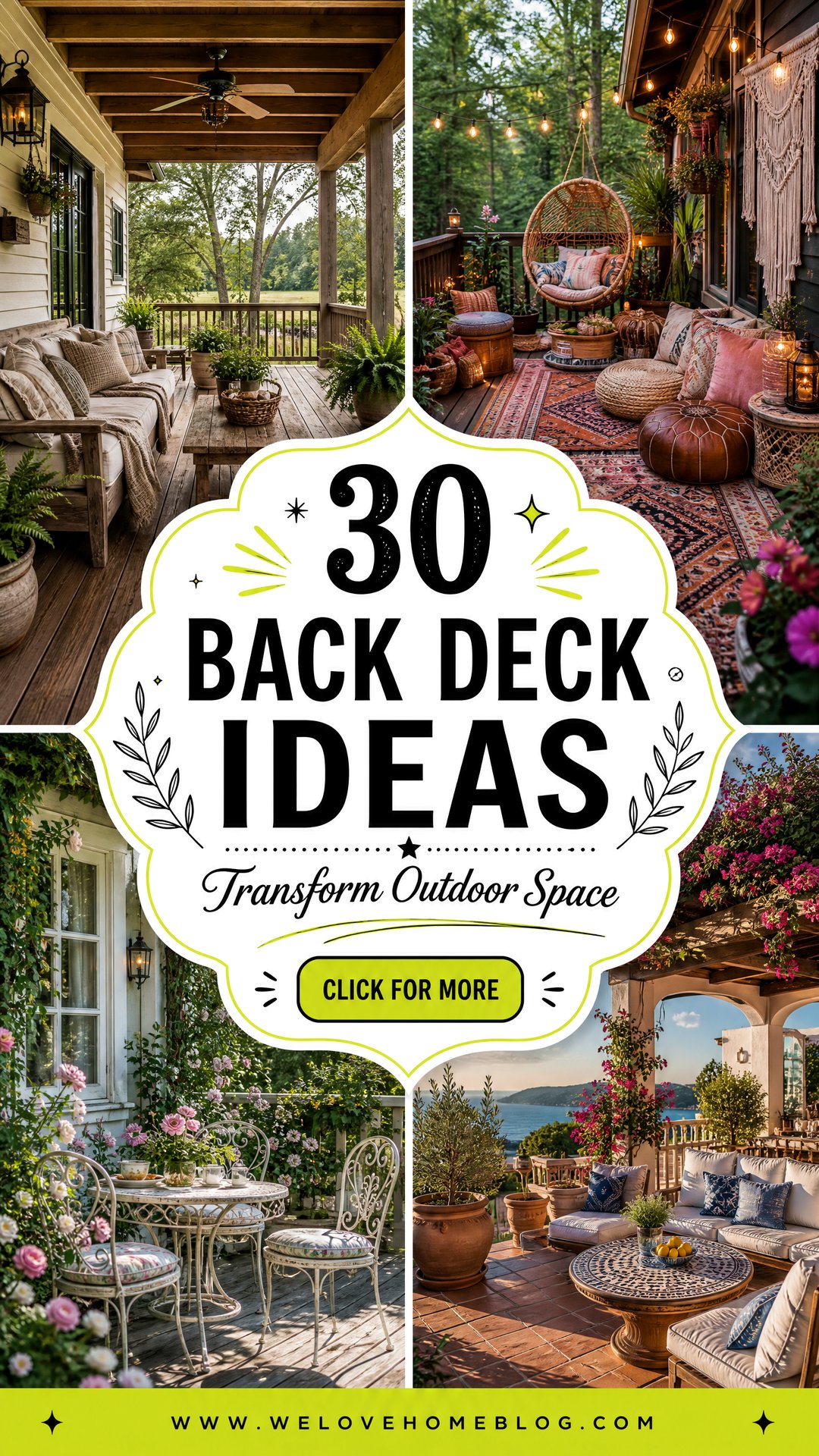 30 Back Deck Ideas to Transform Your Outdoor Space - 30 Back Deck Ideas to Transform Your Outdoor Space