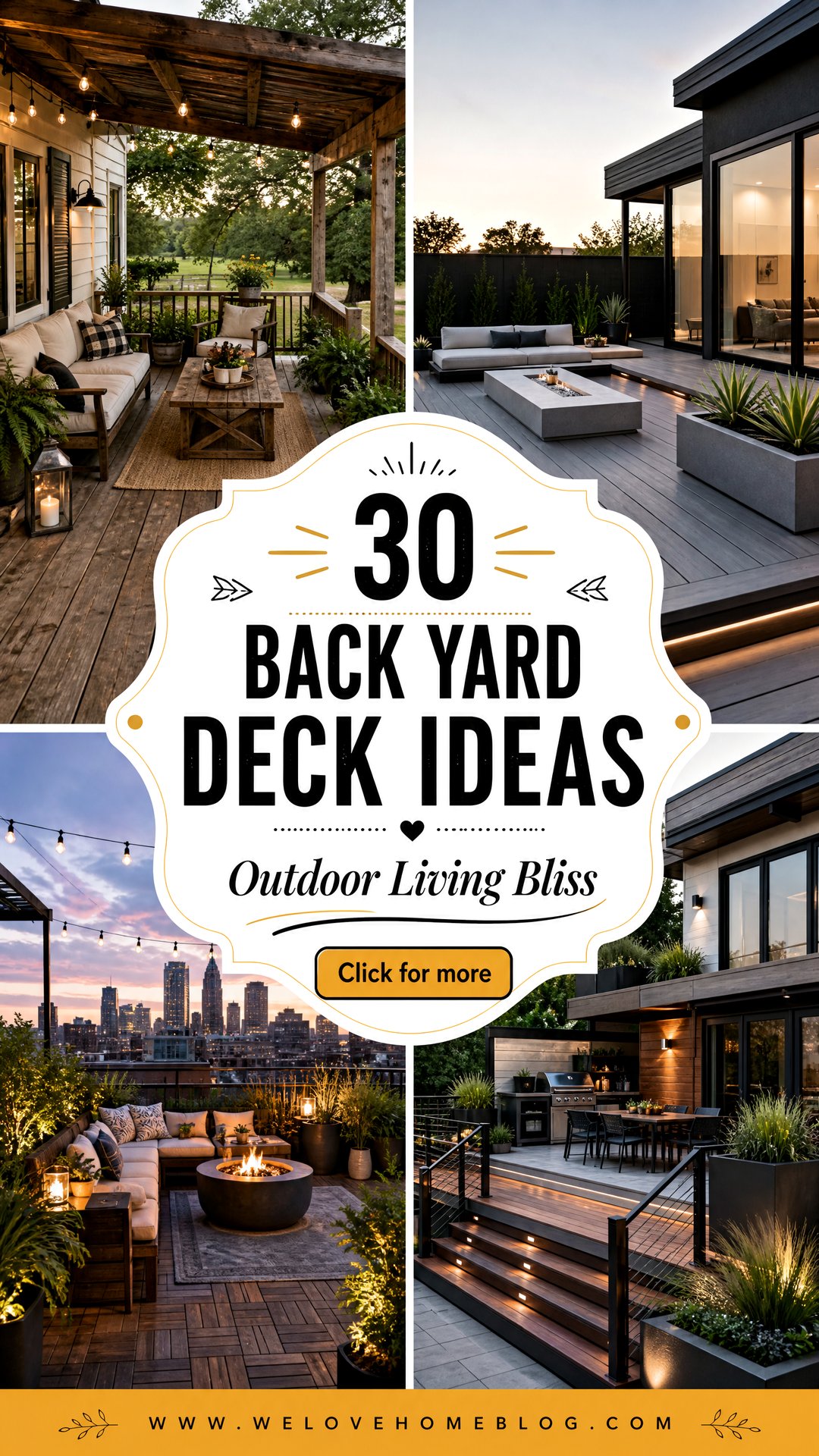 30 Back Yard Deck Ideas for Ultimate Outdoor Living - 30 Back Yard Deck Ideas for Ultimate Outdoor Living