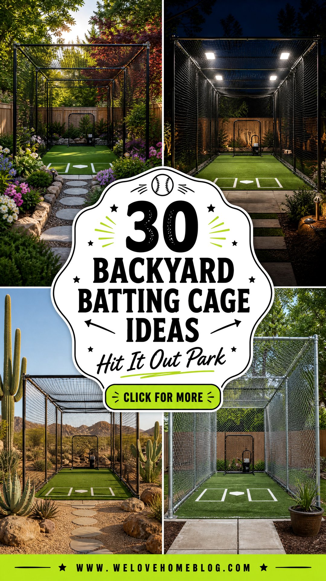 30 Backyard Batting Cage Ideas for Baseball Enthusiasts - 30 Backyard Batting Cage Ideas for Baseball Enthusiasts