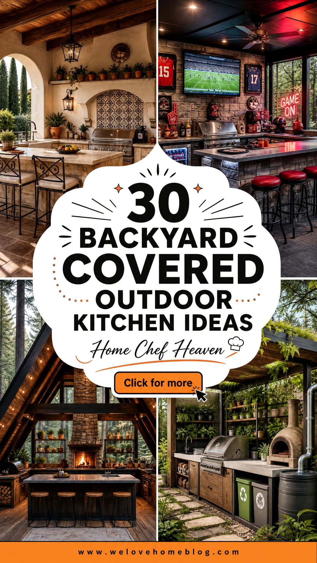 30 Backyard Covered Outdoor Kitchen Ideas for Home Chefs - 30 Backyard Covered Outdoor Kitchen Ideas for Home Chefs