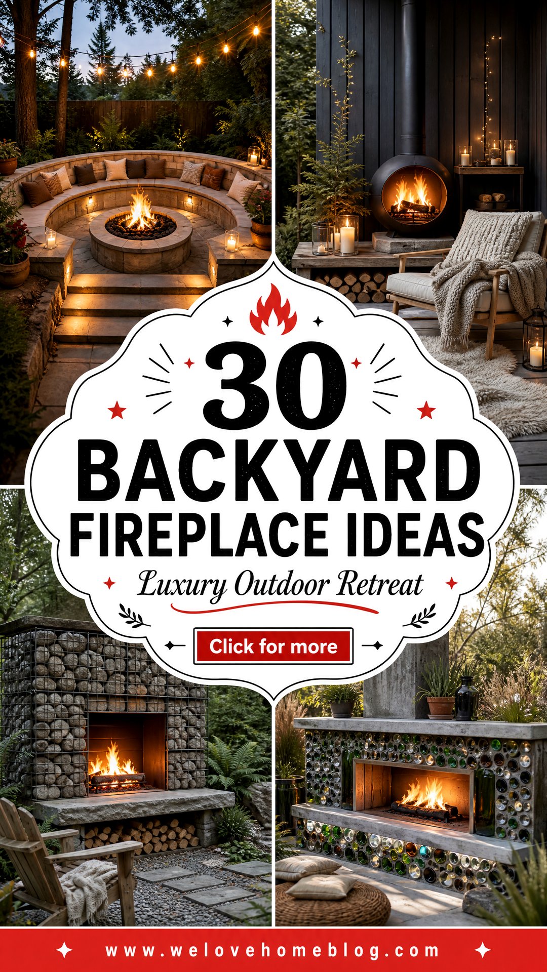 30 Backyard Fireplace Ideas for a Luxury Outdoor Retreat - 30 Backyard Fireplace Ideas for a Luxury Outdoor Retreat