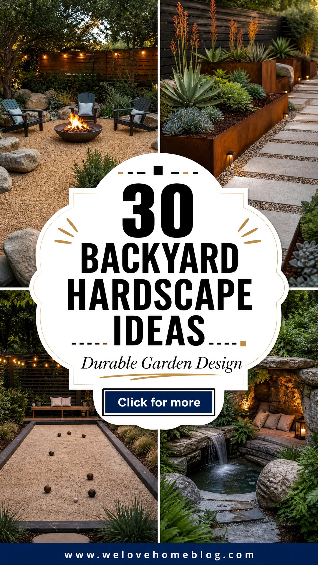 30 Backyard Hardscape Ideas for a Durable Garden Design - 30 Backyard Hardscape Ideas for a Durable Garden Design