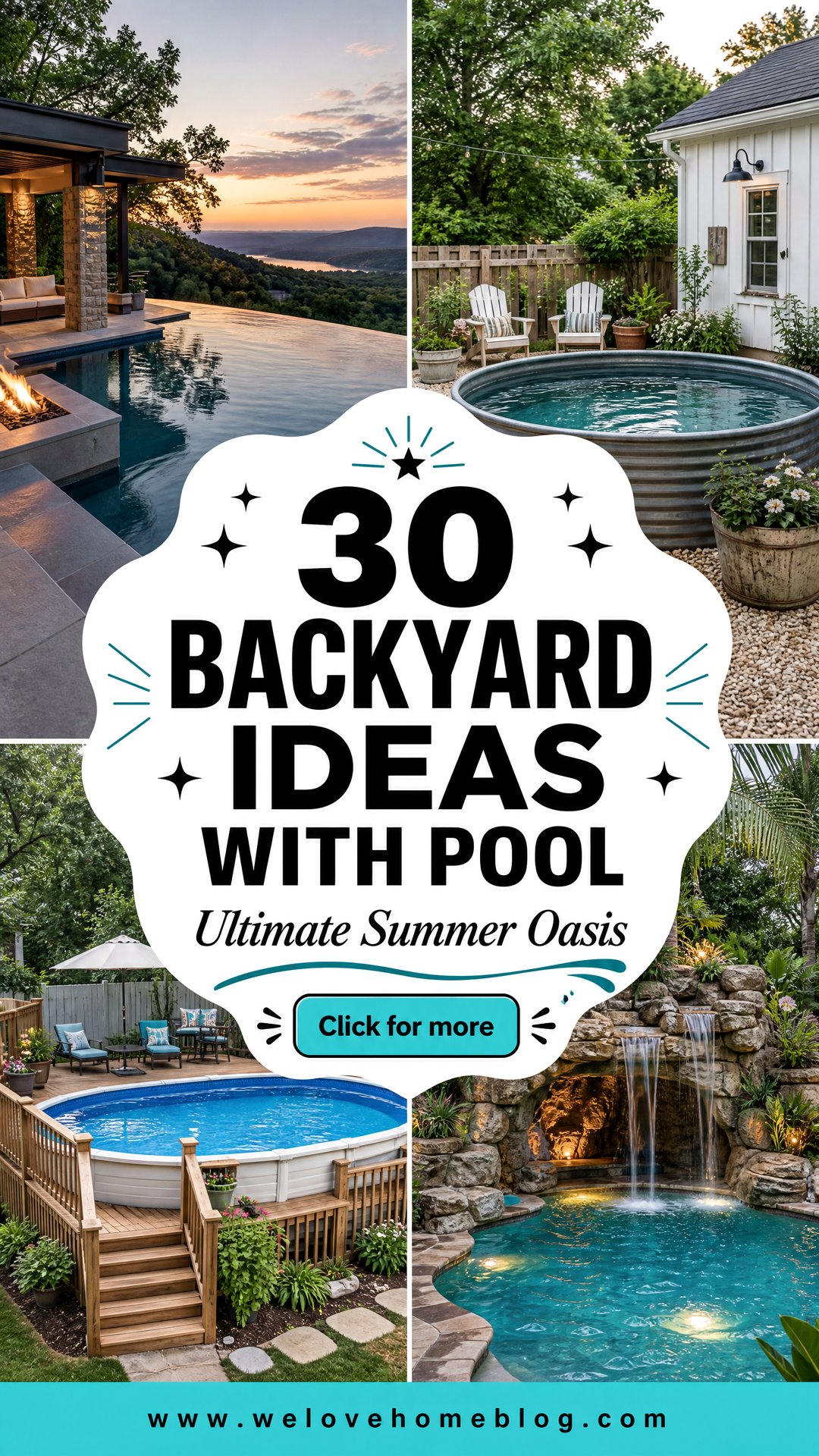 30 Backyard Ideas With Pool for the Ultimate Summer Oasis - 30 Backyard Ideas With Pool for the Ultimate Summer Oasis