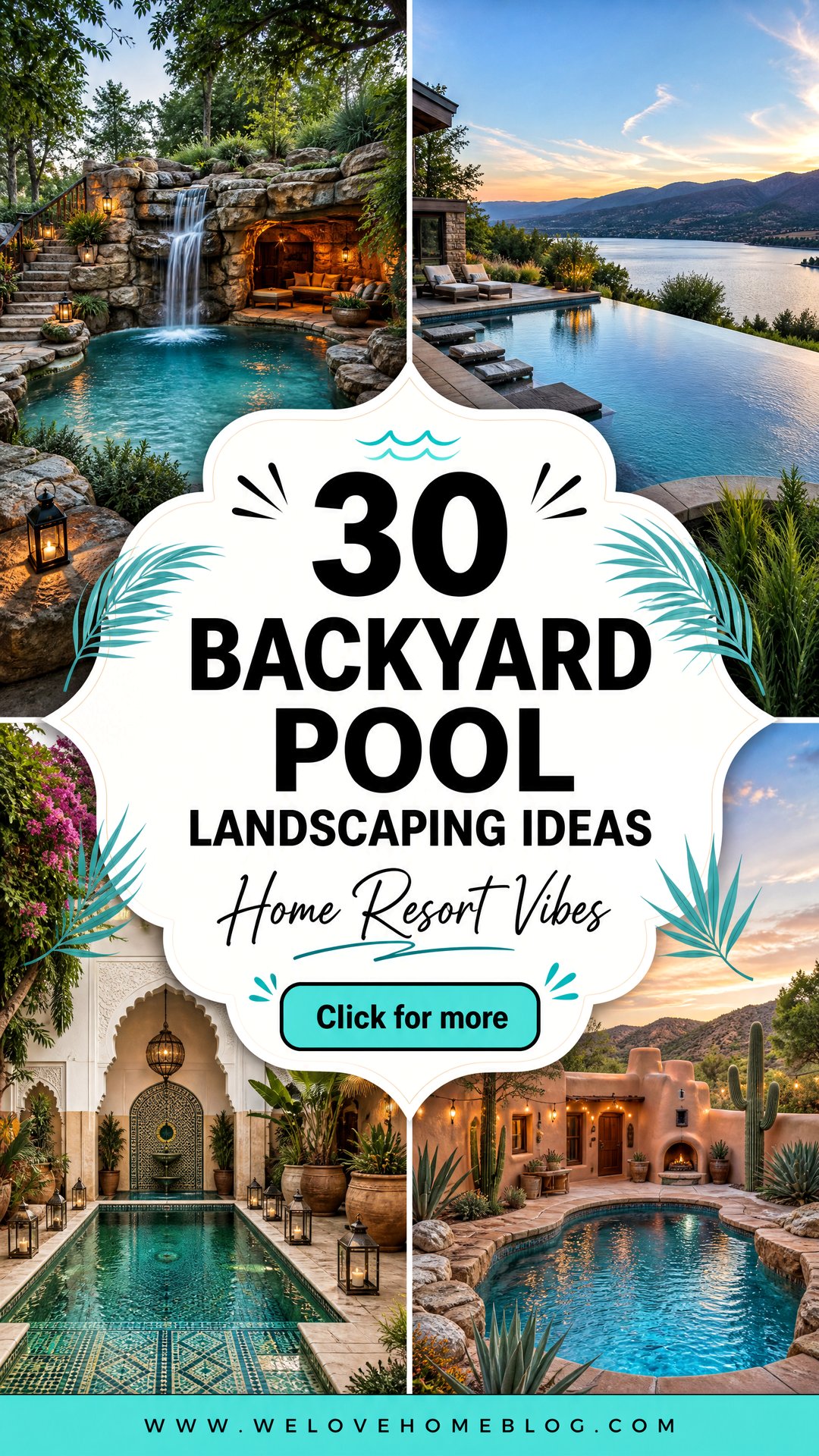 30 Backyard Pool Landscaping Ideas for a Home Resort - 30 Backyard Pool Landscaping Ideas for a Home Resort