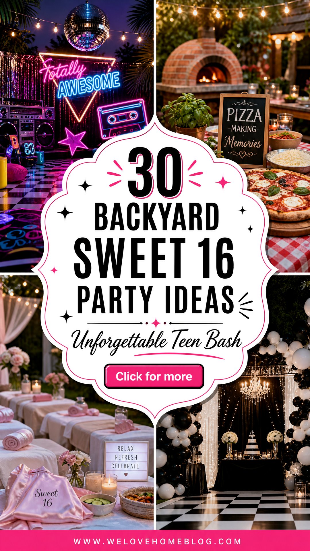 30 Backyard Sweet 16 Party Ideas at Home for Teens - 30 Backyard Sweet 16 Party Ideas at Home for Teens