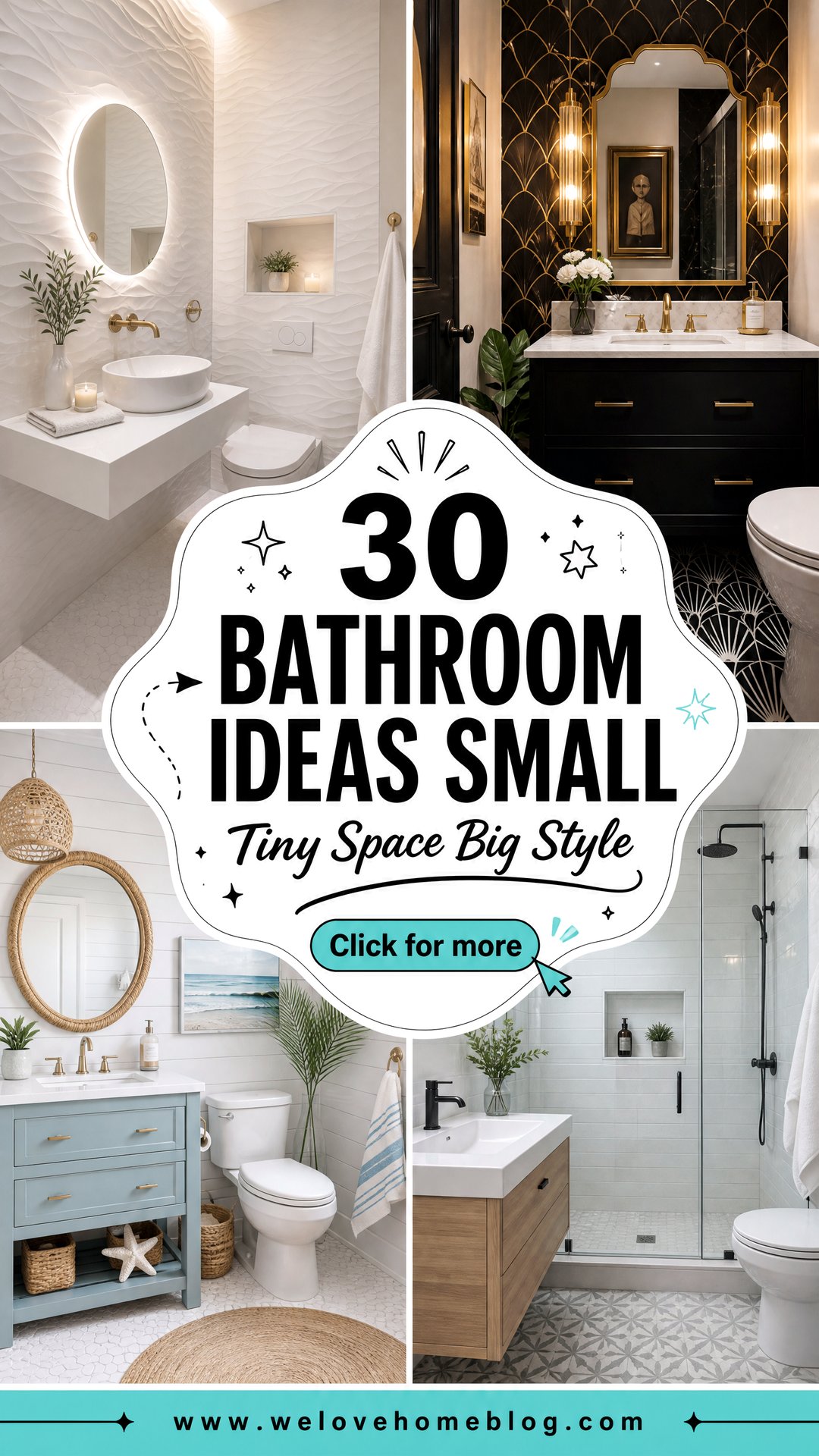 30 Bathroom Ideas Small Enough for Any Space to Shine - 30 Bathroom Ideas Small Enough for Any Space to Shine