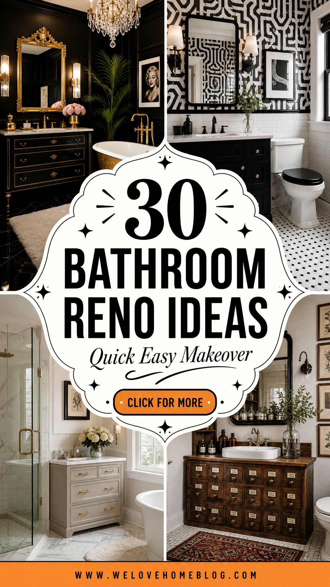 30 Bathroom Reno Ideas for a Quick and Easy Makeover - 30 Bathroom Reno Ideas for a Quick and Easy Makeover