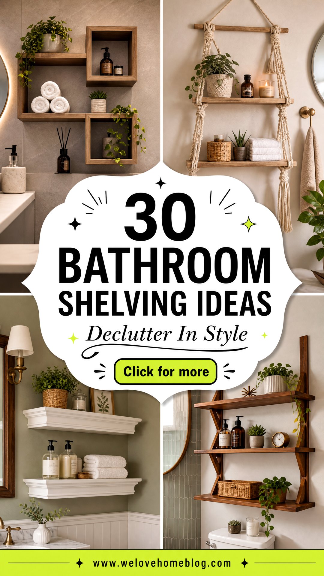 30 Bathroom Shelving Ideas to Declutter Your Space - 30 Bathroom Shelving Ideas to Declutter Your Space