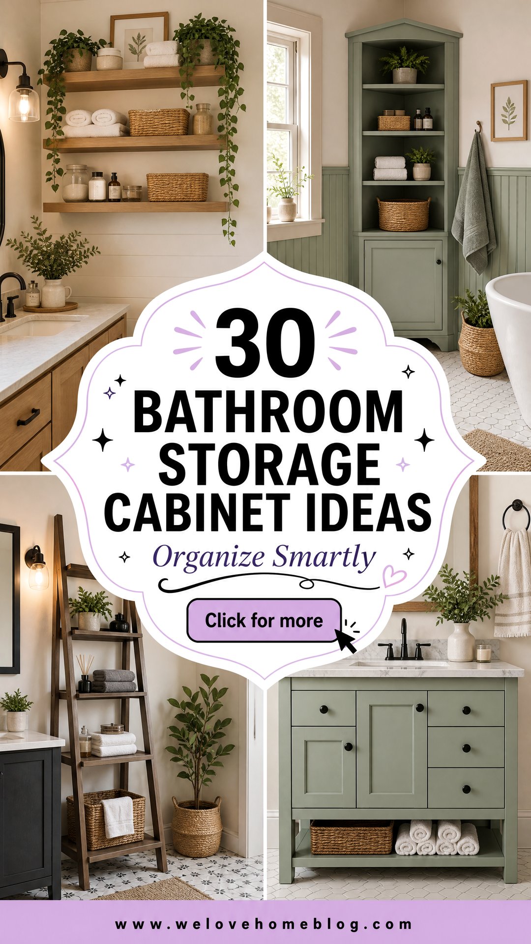 30 Bathroom Storage Cabinet Ideas to Organize Space - 30 Bathroom Storage Cabinet Ideas to Organize Space
